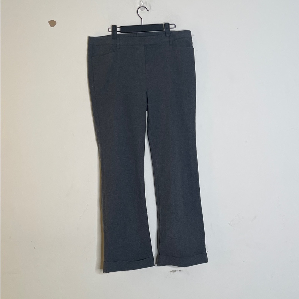 Express Women's Gray Wide Leg Trousers